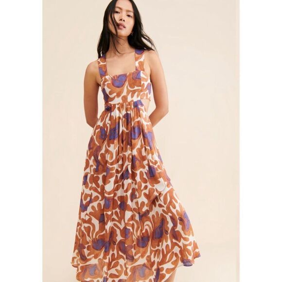 New Anthropologie Bandeau Maxi Dress Size 2X - Picture 1 of 9
